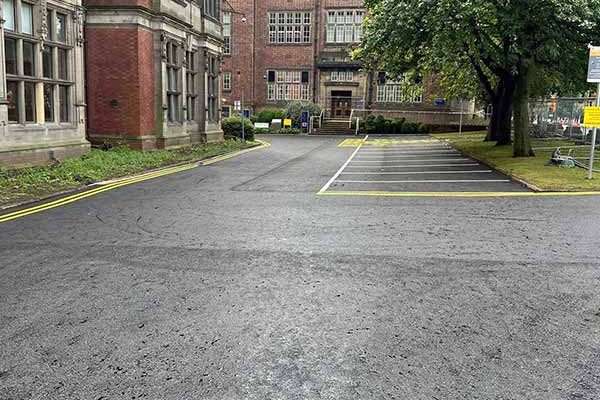 Armstrong Building, Hard Landscaping